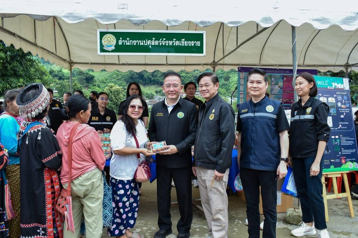 title - ส.ป.ก. ร่วมติดตามรองนายกรัฐมนตรีและรัฐมนตรีว่าการกระทรวงอุดมศึกษา วิทยาศาสตร์ วิจัยและนวัตกรรม (ศ.ดร.ยศชนัน วงศ์สวัสดิ์) พร้อมด้วยรัฐมนตรีช่วยว่าการกระทรวงเกษตรและสหกรณ์ (นางสาวปิยะรัฐชย์ ติยะไพรัช) ลงพื้นที่ ตรวจราชการใน อำเภอแม่จัน จังหวัดเชียงราย